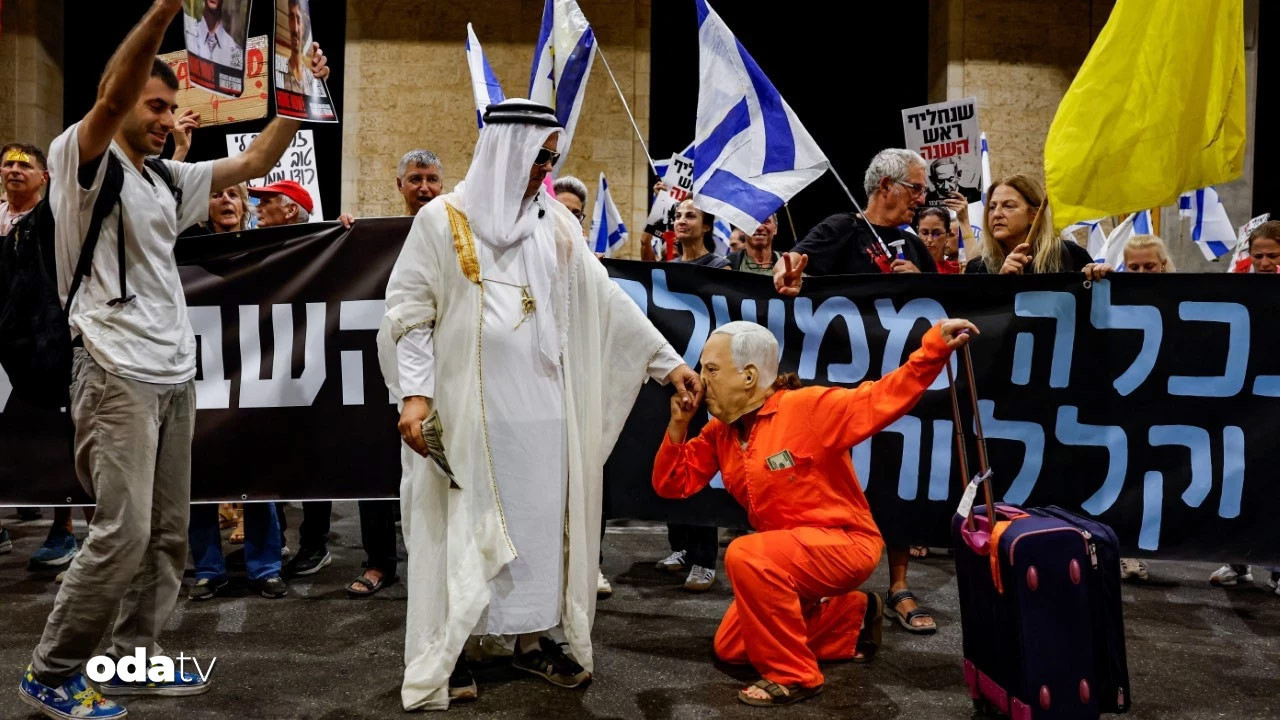 netanyahuya abd yolunda protesto AKVjly8z