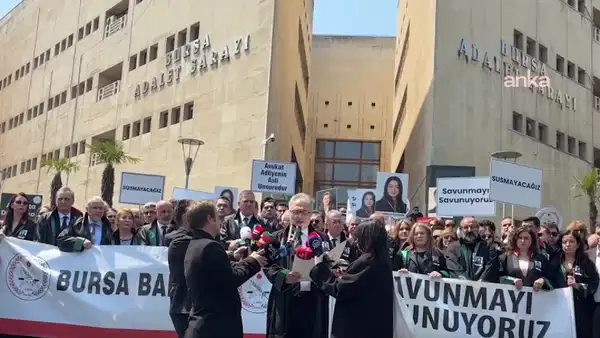 Bursa’da Avukat Hatice Kocaefe’nin Cinayeti Protesto Edildi: Erinç Sağkan’dan Sert Mesaj